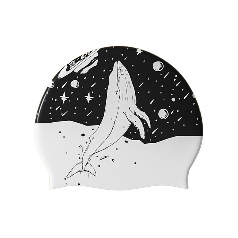 Swim Hat Silicone - Silicone Swimming Cap for Women Men