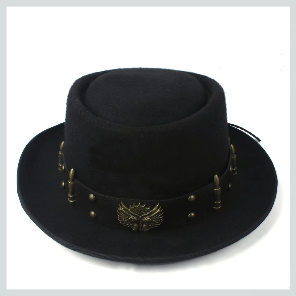 Pork Pie Hat for Men Women wit - огляд і ціна Fedora Hat Wool