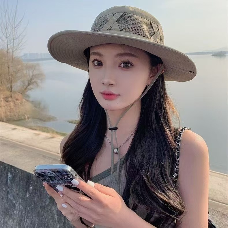 1pcs Summer Men Bucket Hat Out - огляд і ціна Sun Hat Wide Brim