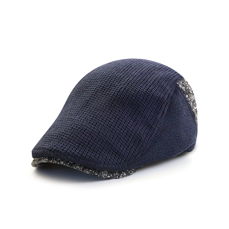 Men Newsboy Hats Thick Autumn  - огляд і ціна Snapback Hat Flat