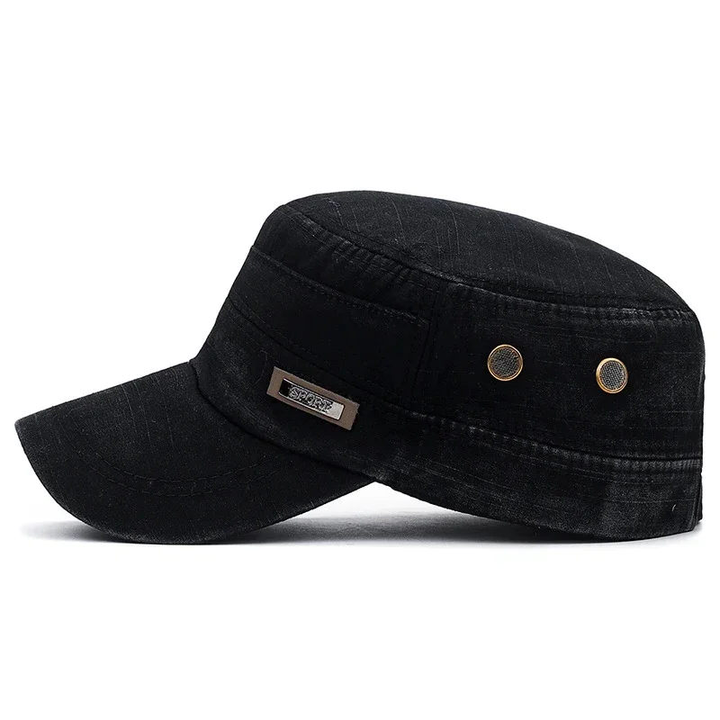 Military Cadet Flat Cap Fashio - огляд і ціна Snapback Hat Flat
