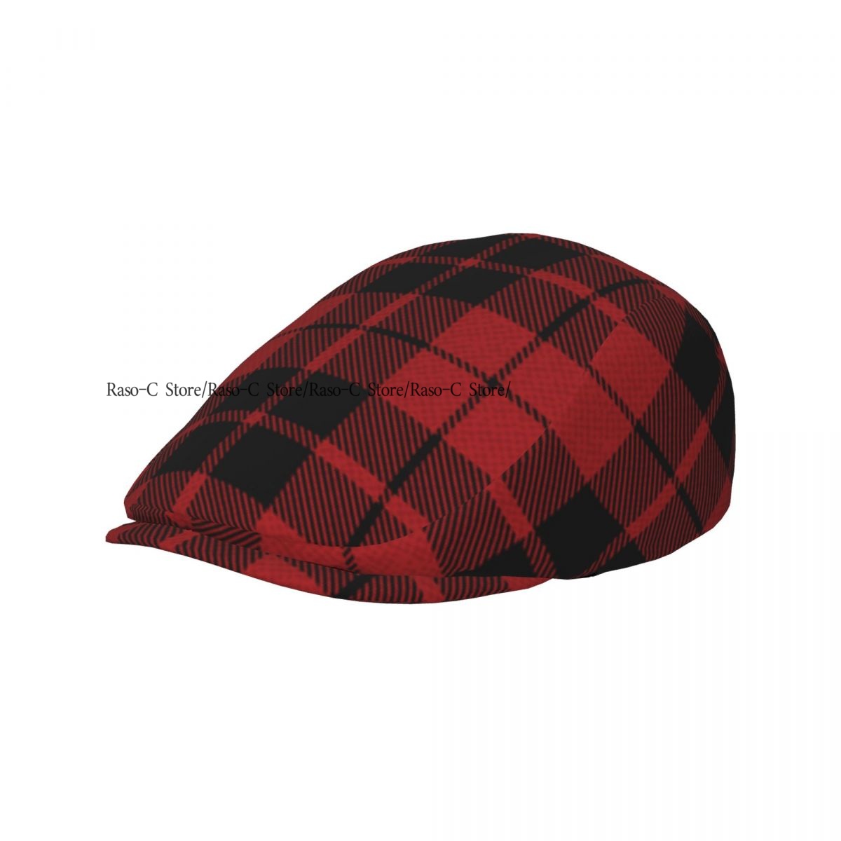 Adult Flat Cap Red Plaid Tarta - огляд і ціна Newsboy Cap Ivy