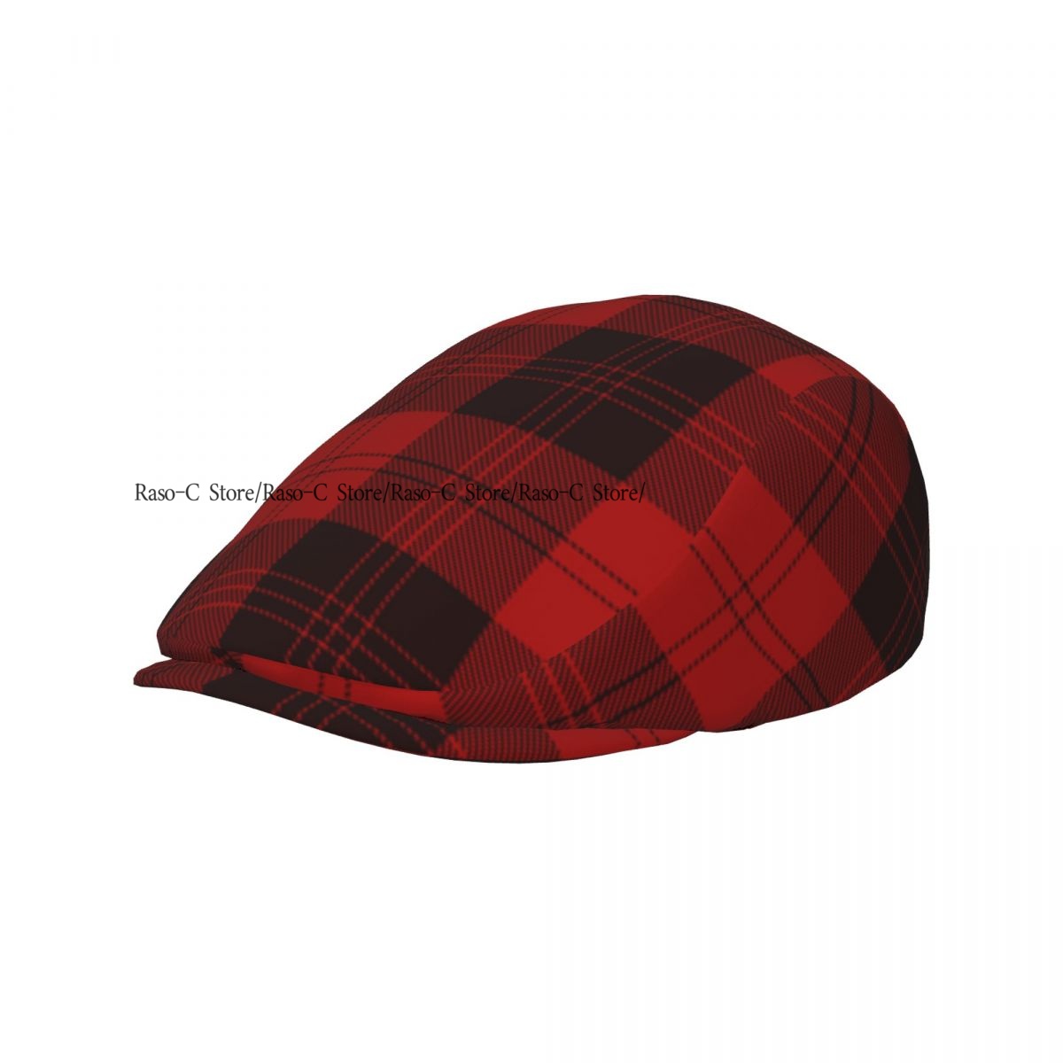 Adult Flat Cap Red Plaid Tarta - огляд і ціна Newsboy Cap Ivy