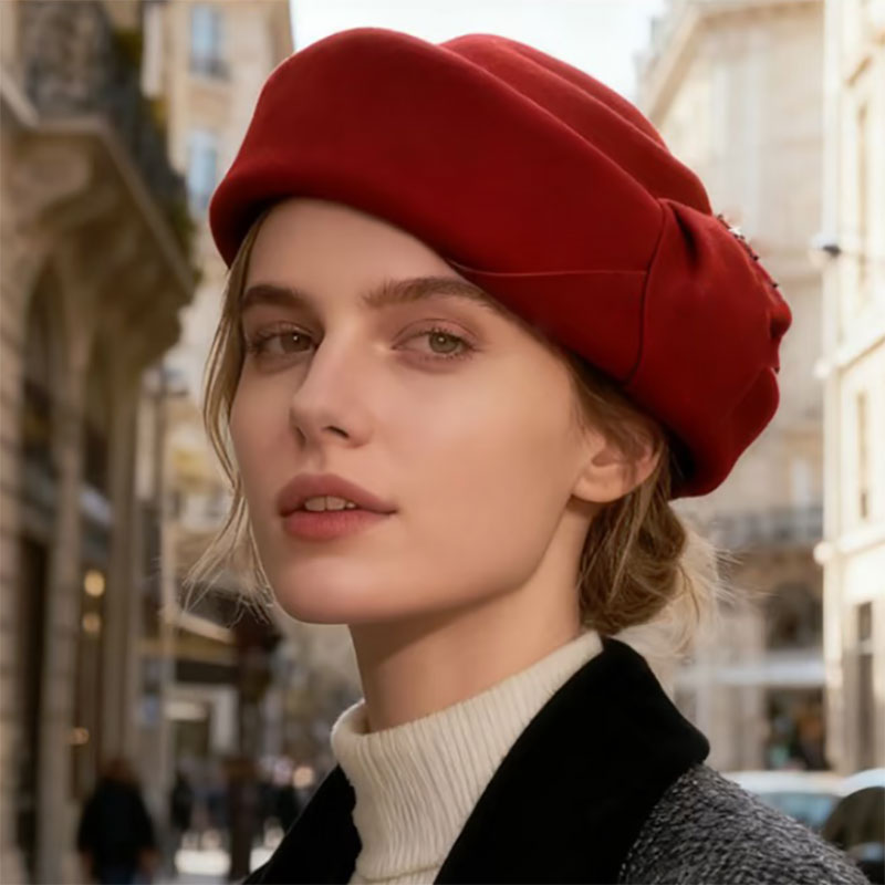 New Classic Wool Felt Beret Wo - огляд і ціна Beret French Wool